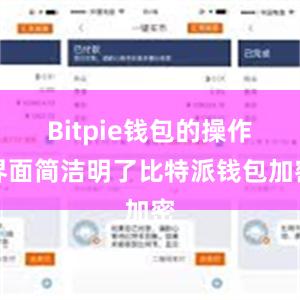 Bitpie钱包的操作界面简洁明了比特派钱包加密