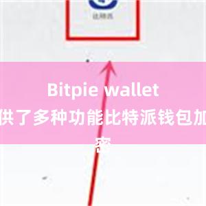 Bitpie wallet提供了多种功能比特派钱包加密